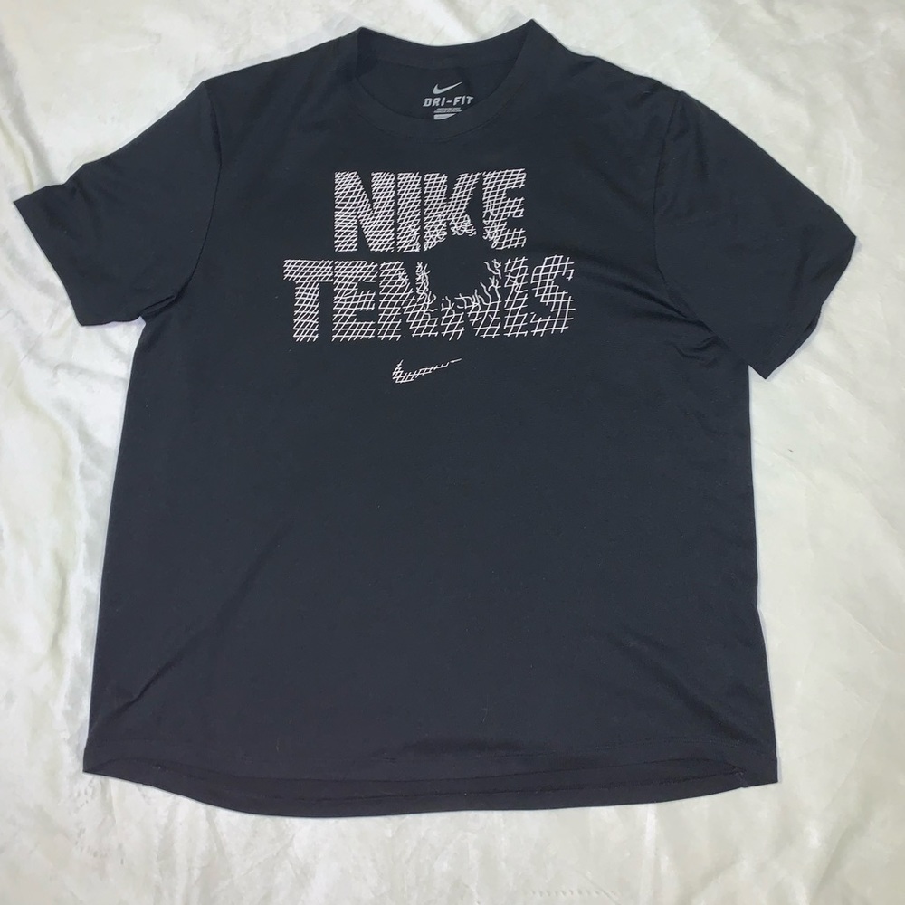 Nike Dri-fit black tennis Tshirt